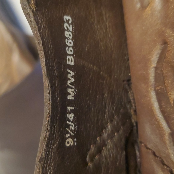 Born Boc Slip On Leather Flat Loafers MRG2 Black Womens Size 9.5us M/Width EUC - Picture 2 of 4